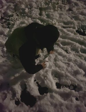 精一杯の雪だるま⛄️ - 画像2