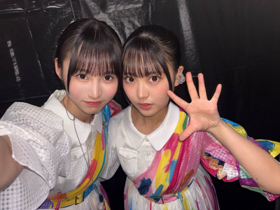 最後まで読んでほしいです(  . .)"三日間ありがとう💜💛　高井俐香🎠 - 画像2