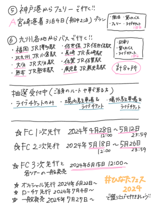 #ひなたフェス2024 FC1次受付スタート！ - 画像2