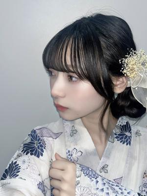 夏、浴衣、すみれ - 画像3