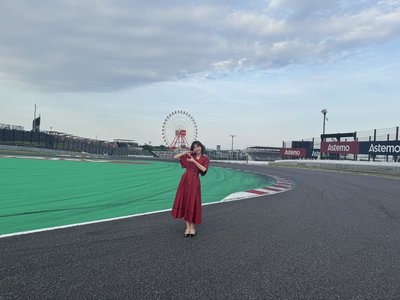 鈴鹿のシケインの鈴花