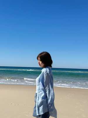 後ろ姿でも、見つけてよ。