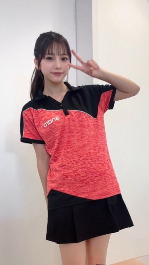 卓球のユニフォーム着た - 画像5