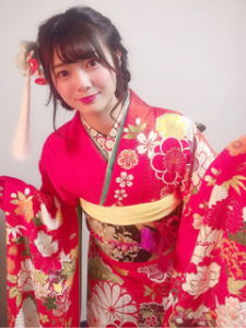 ちょいと遅めの振袖さん🧸田村保乃 - 画像2