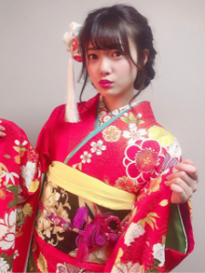 ちょいと遅めの振袖さん🧸田村保乃 - 画像3