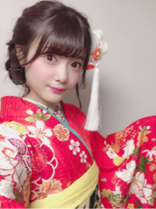 ちょいと遅めの振袖さん🧸田村保乃 - 画像8