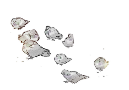 鳩ロール #鳩 - 画像2