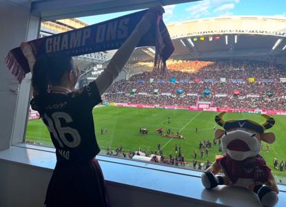 ヴィッセル神戸J1リーグ2連覇おめでとうございます⚽️  五百城茉央  #きっきのにっき - 画像3