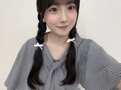 おさげに挑戦！  鈴木佑捺のサムネイル