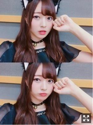 曇った窓ガラスに文字を書いてみたりしたんだ〜。梅澤美波 - 画像2