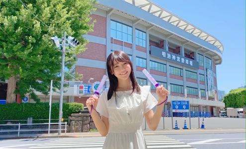 想い出の神宮球場 ☺︎ 黒見明香