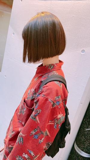 お疲れ様です。髪を切りました。林瑠奈です。 - 画像2