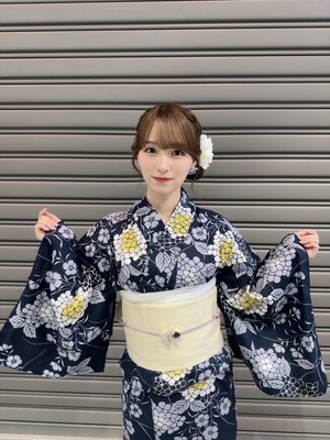浴衣と氷